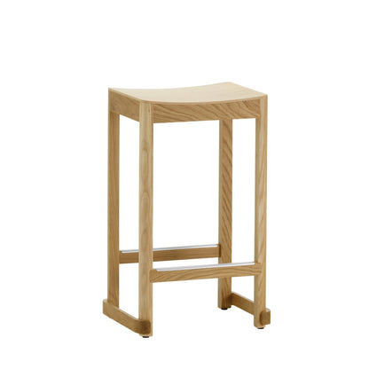 Artek Atelier Bar Stool, low — oak