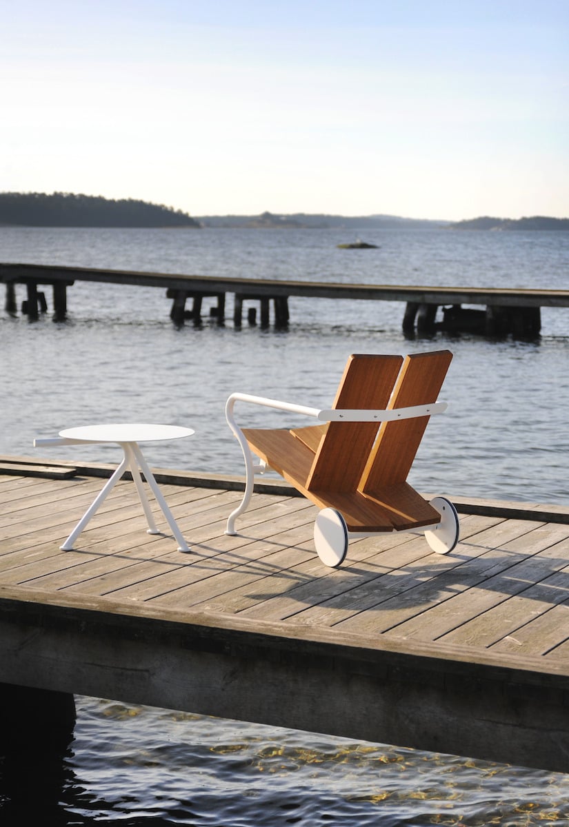 Oona side table, white