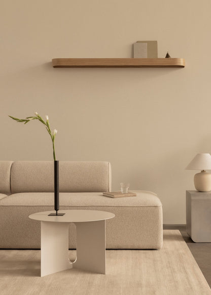 Androgyne side table, 63 cm, ivory