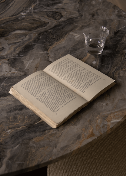 Androgyne table top for side table, 65 cm, Grey Galaxy