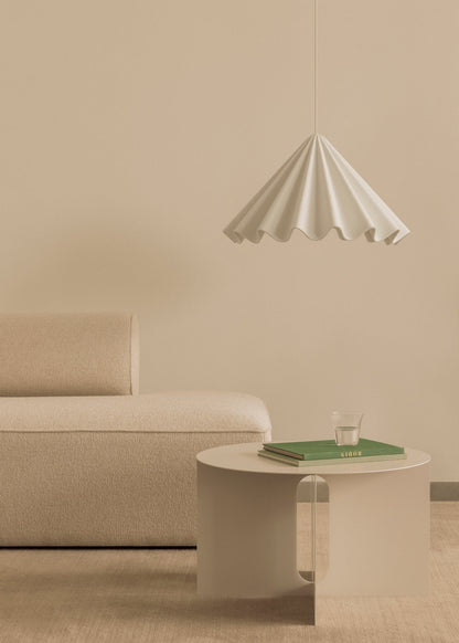 Androgyne side table, 63 cm, ivory