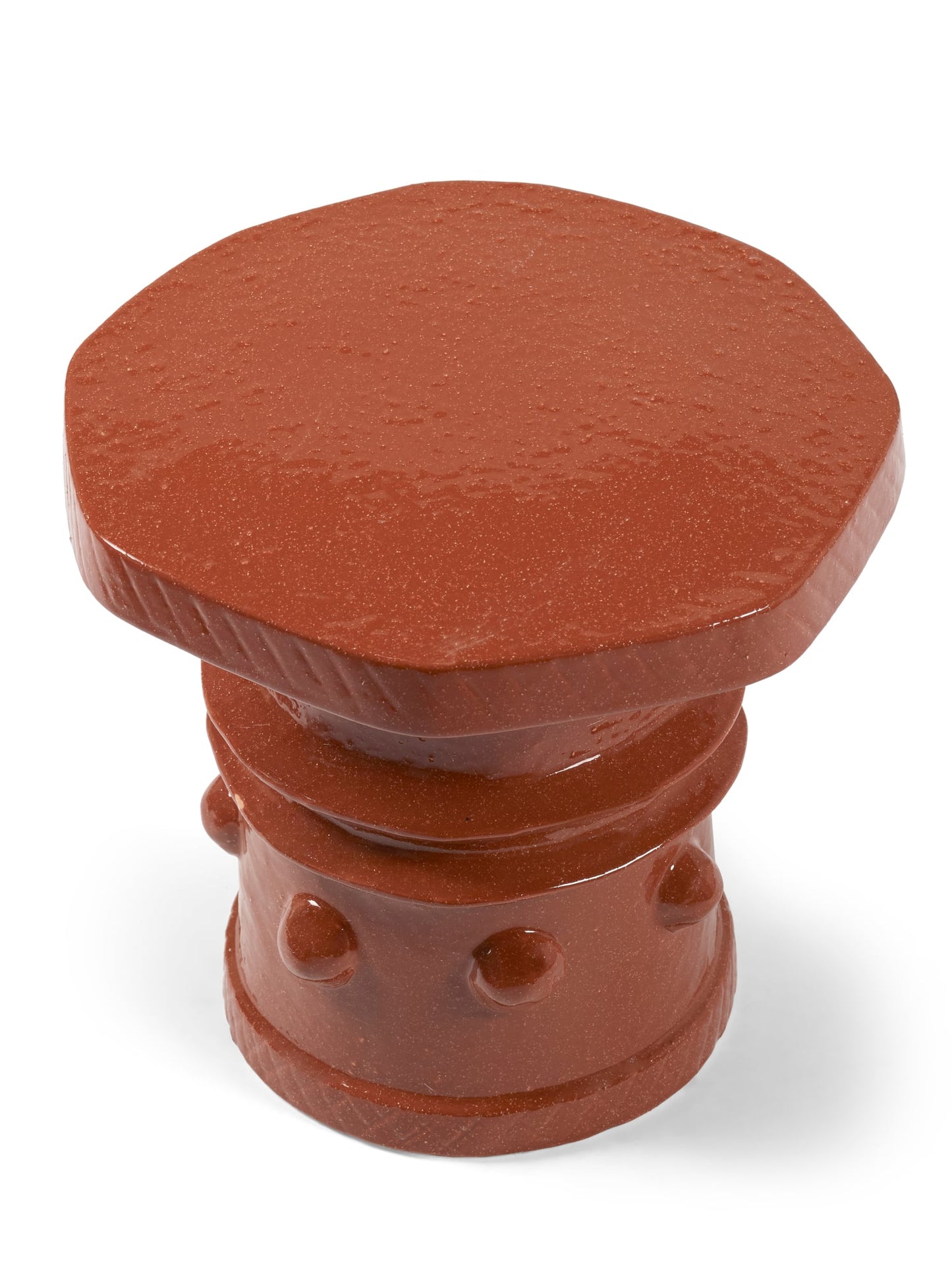Clara side table 08, rust