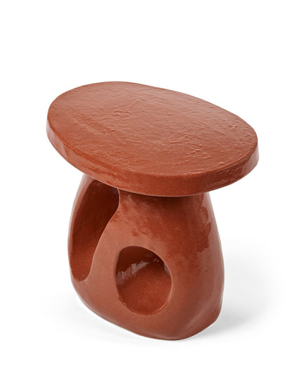 Amé side table 10, rust