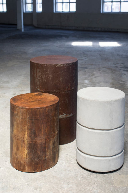 Pawn stool, 45.5 cm, concrete