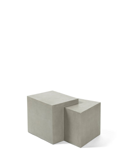 Bent °1 side table, concrete