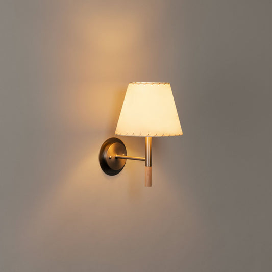 BC 2 - LED nickel wall lamp