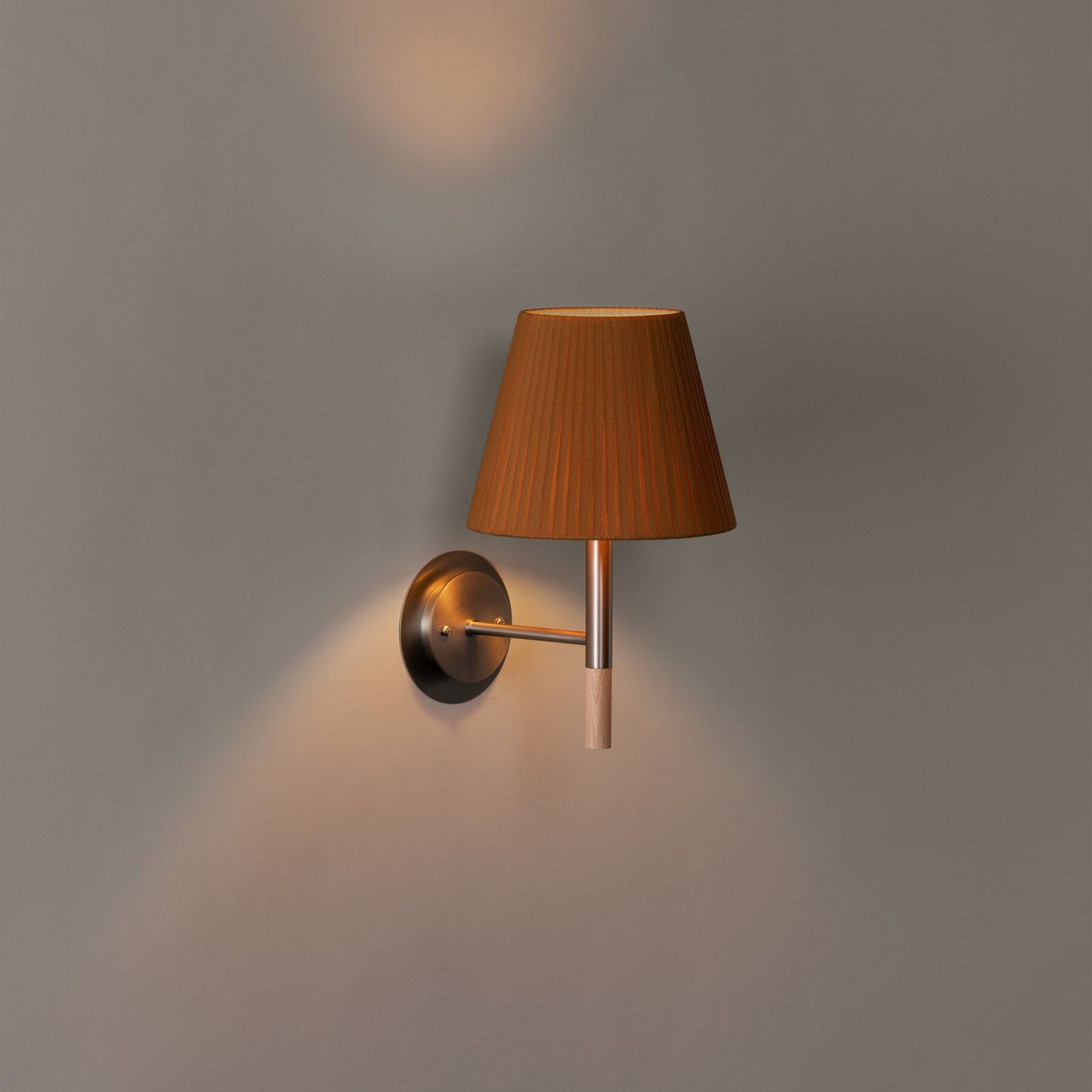 BC 2 - LED nickel wall lamp