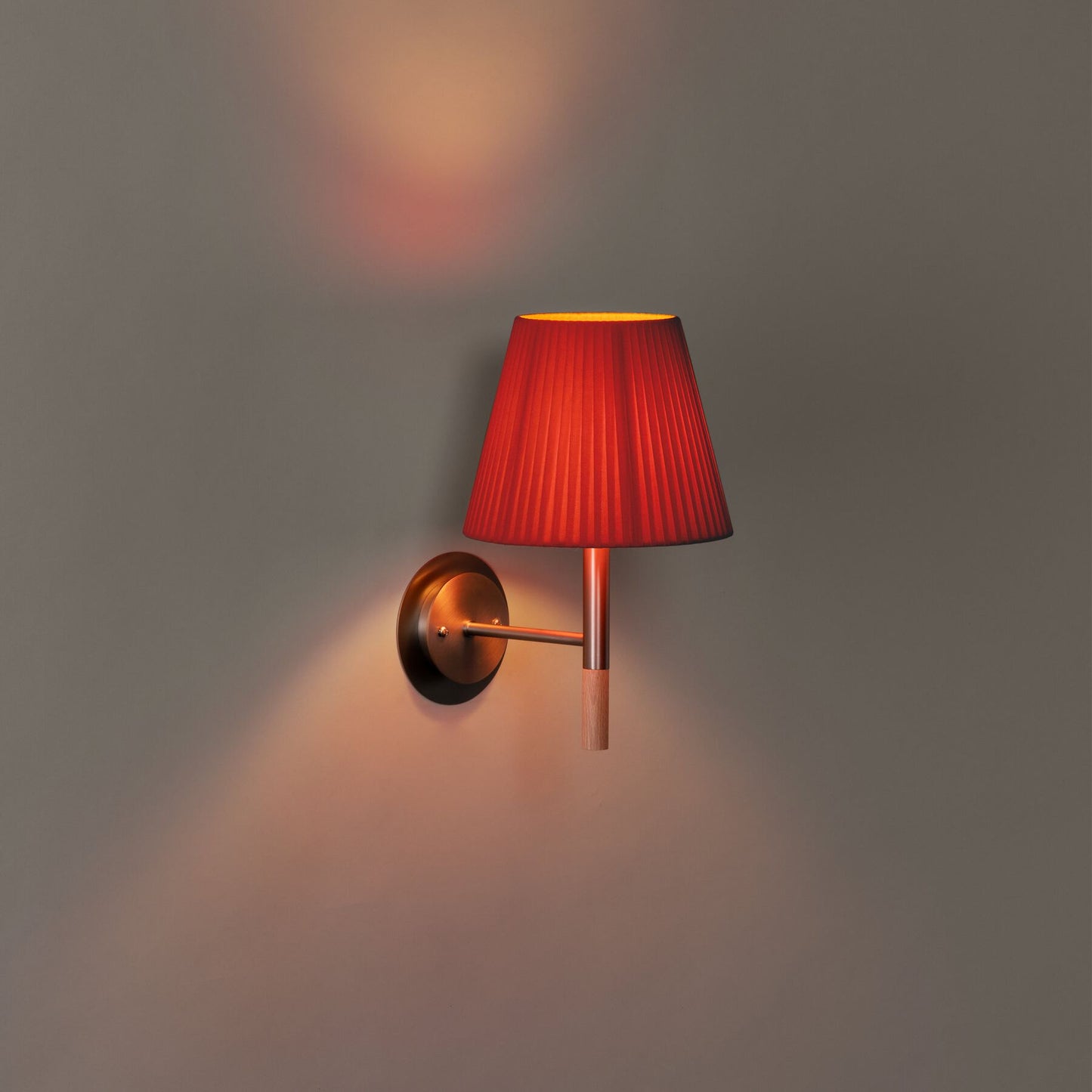 BC 2 - LED nickel wall lamp