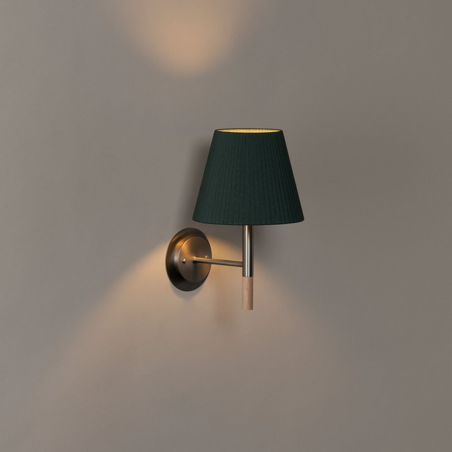 BC 2 - LED nickel wall lamp