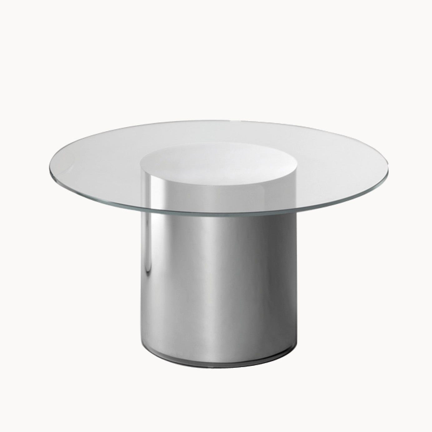 Round Pyrex side table 2001 by Bd Barcelona Design #Ø65 x h.35 cm
