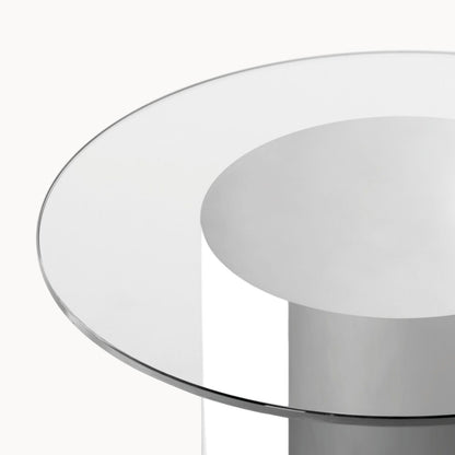 Round Pyrex side table 2001 by Bd Barcelona Design