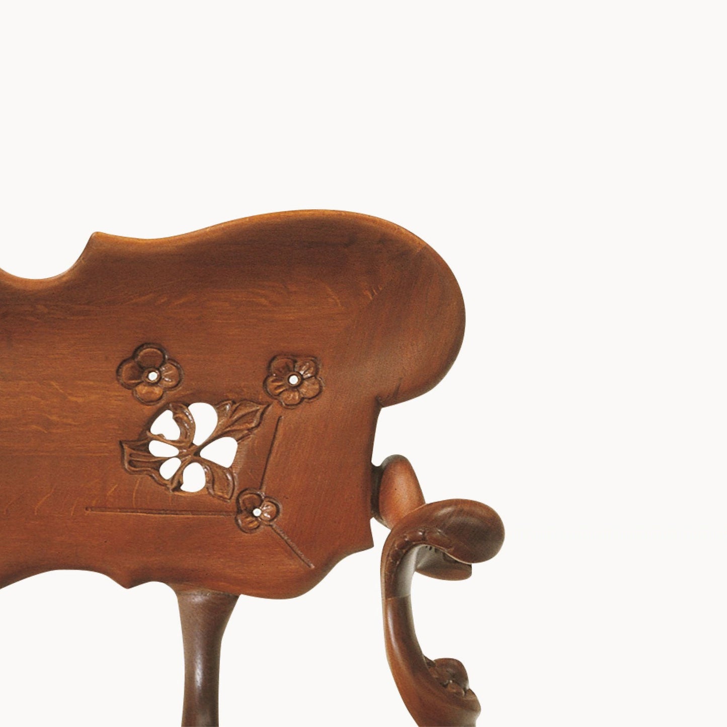 Solid Wood Bench With Back CALVET by Bd Barcelona Design