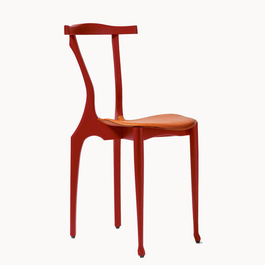 Stackable Ash Chair Gaulinetta by Bd Barcelona Design #Coral Red