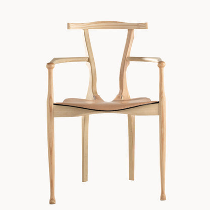 Stackable Ash Chair With Armrests Gaulino by Bd Barcelona Design #Natural