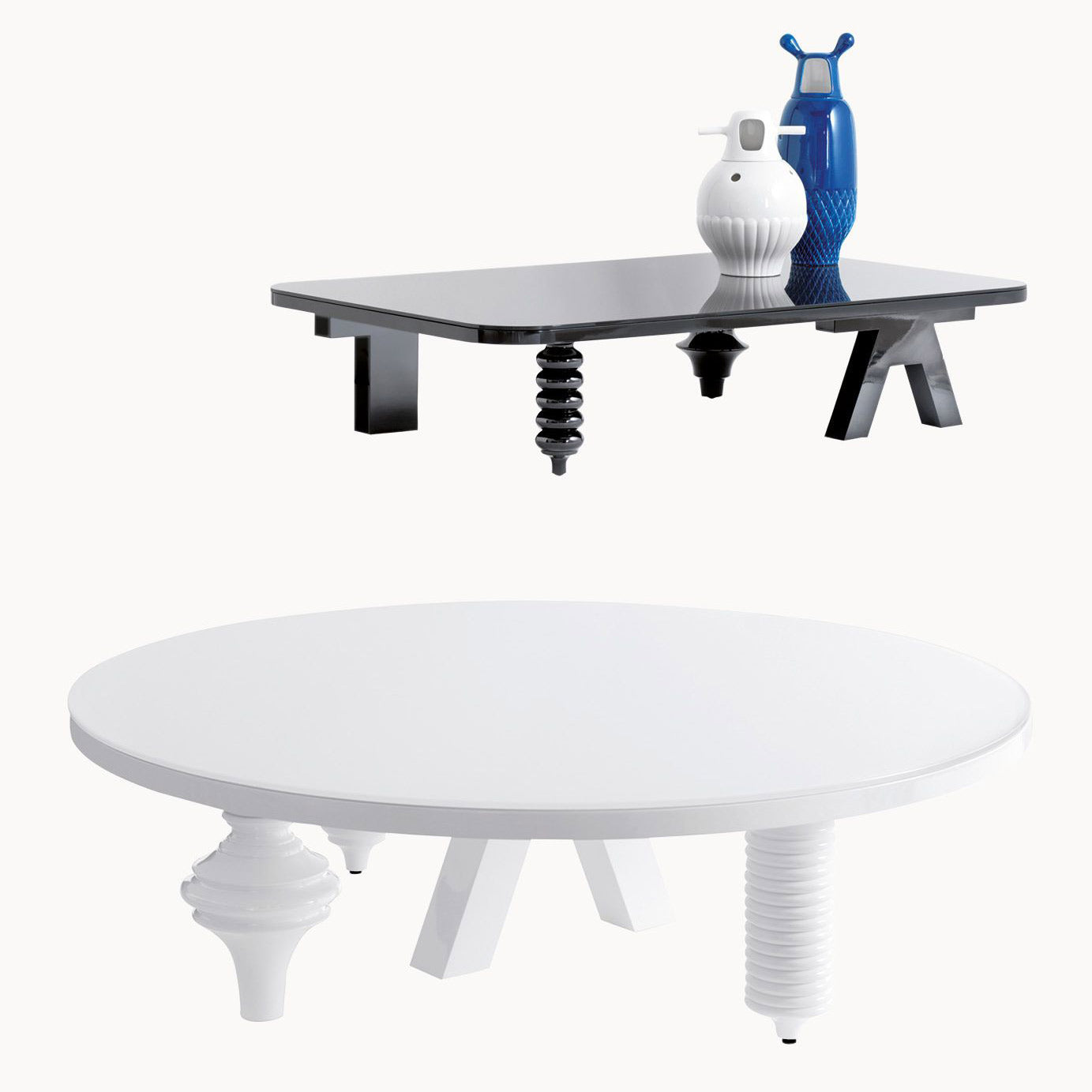 MULTILEG - Round Low Coffee Table