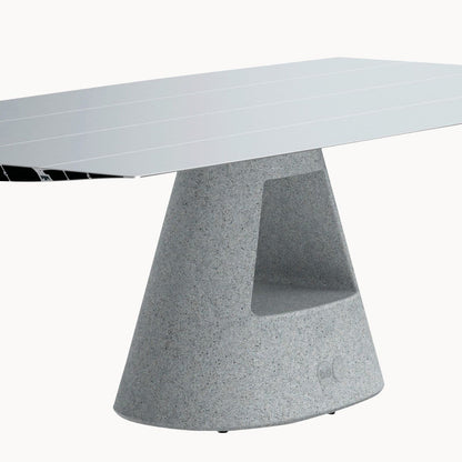 TABLE B 120 - Rectangular Concrete dining table
