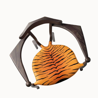Ash easy chair with armrests & integrated cushion TIGER ART GAULINO by Bd Barcelona Design