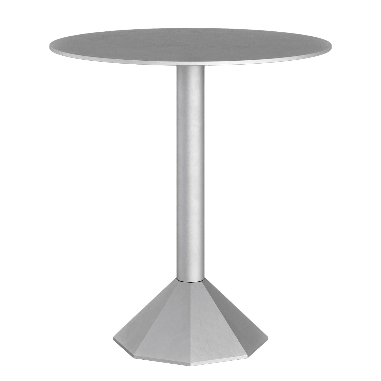 Octi side table, high, aluminum
