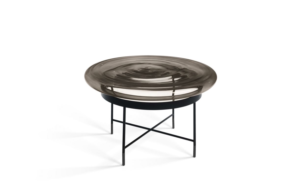 BILBOQUET COCKTAIL TABLE - Mushroom shaped blown glass by Roche Bobois