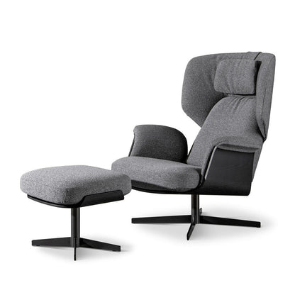 OLOS - Swivel fabric armchair
