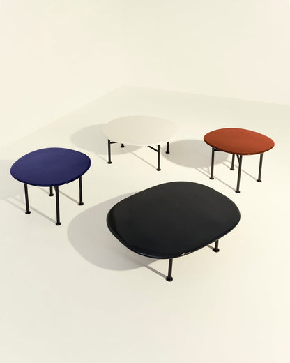Carmel coffee table, 87.5 x 70 cm, black - midnight black