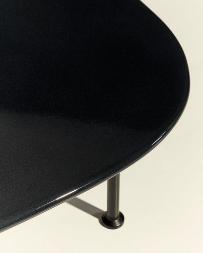 Carmel coffee table, 87.5 x 70 cm, black - midnight black