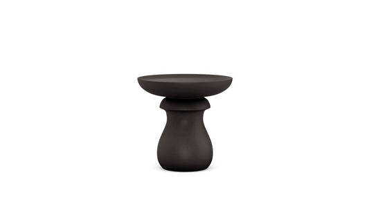 Chess End Table - Matte Lacquer by Roche Bobois #Matte lacquer/Chocolate