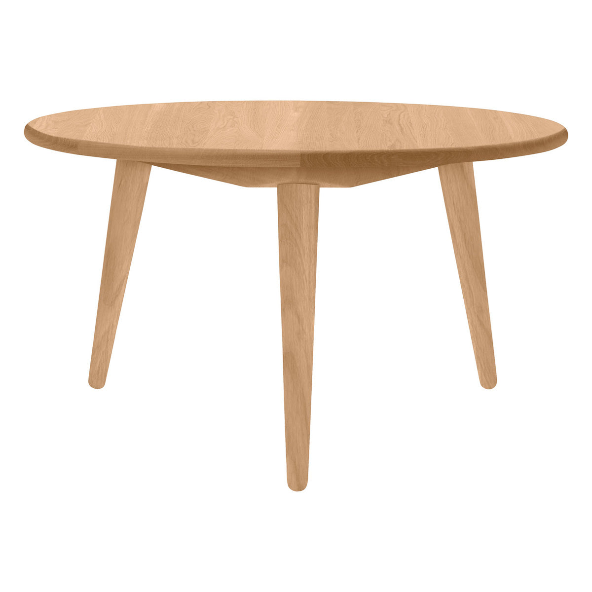 CH008 coffee table, 78 cm, oiled oak