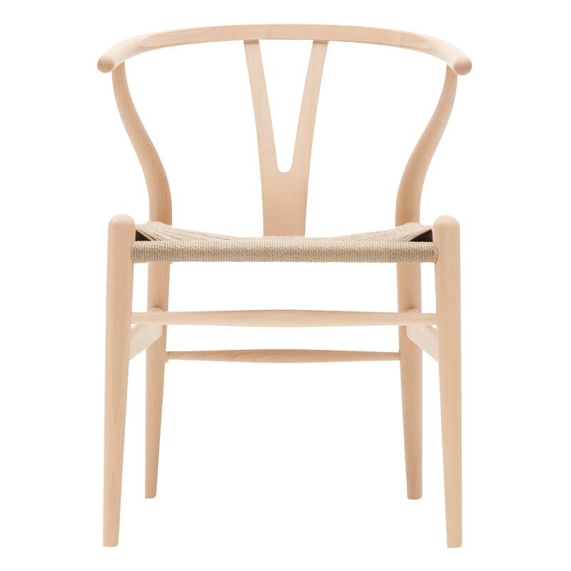 CH24 Wishbone chair by Carl Hansen & Søn #soaped beech - natural cord #
