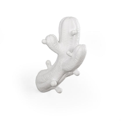 Resin coat hanger Cactus by Seletti #White