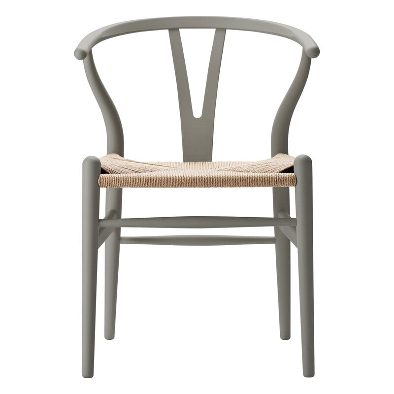 CH24 Wishbone chair by Carl Hansen & Søn #soft clay - natural cord #