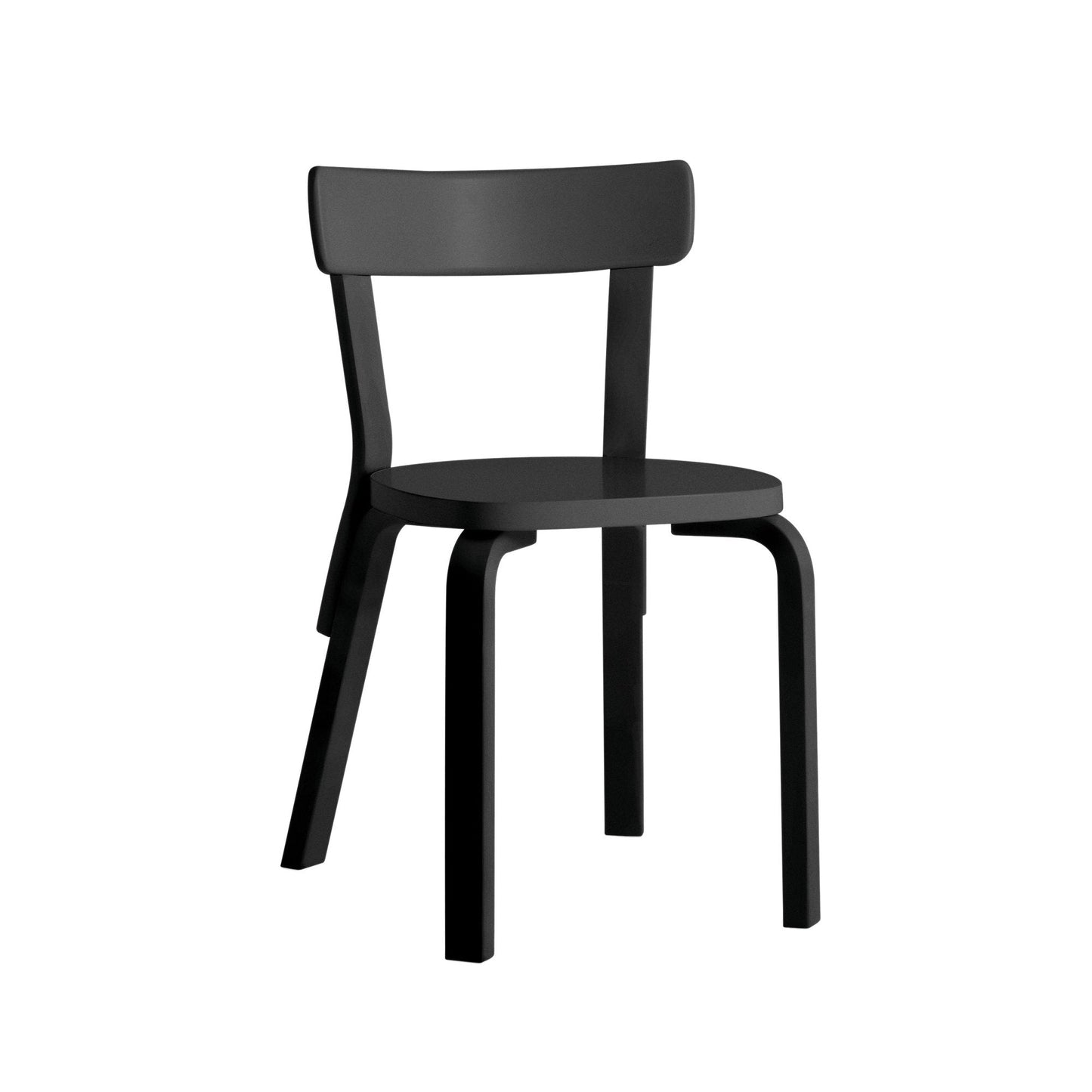 Artek Chair 69 — black lacquered