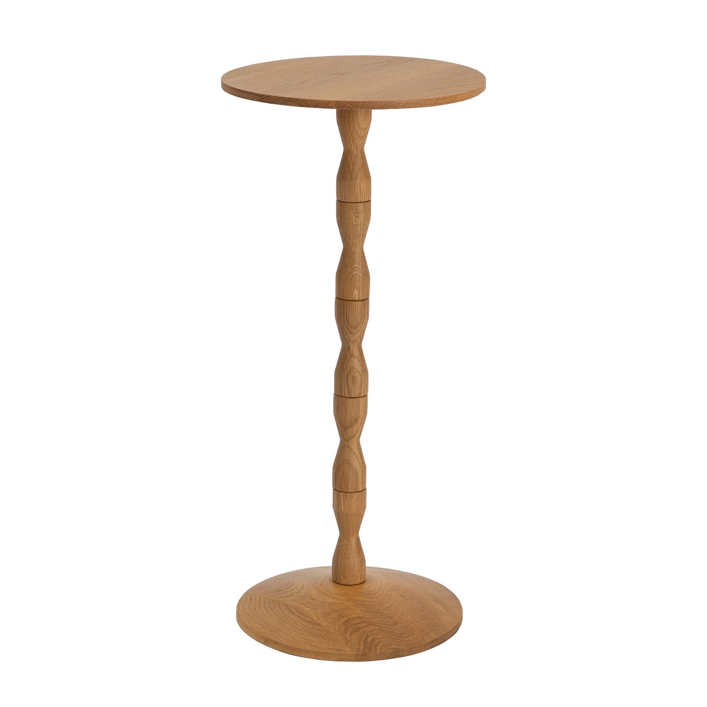 Pedestal sidetable, oak