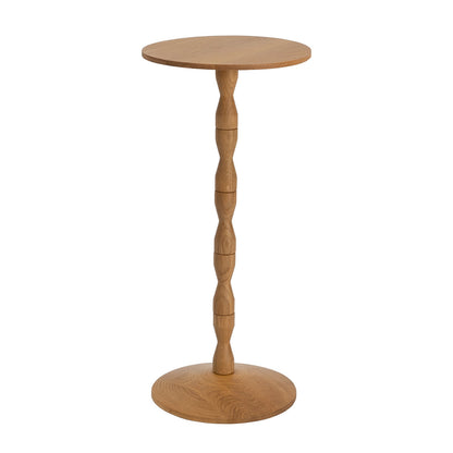 Pedestal sidetable, oak