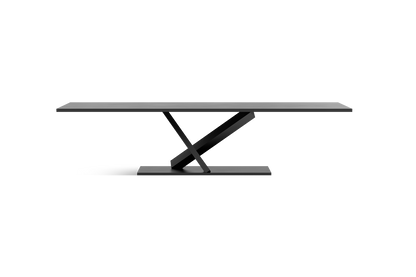ELEMENT - Rectangular steel dining table