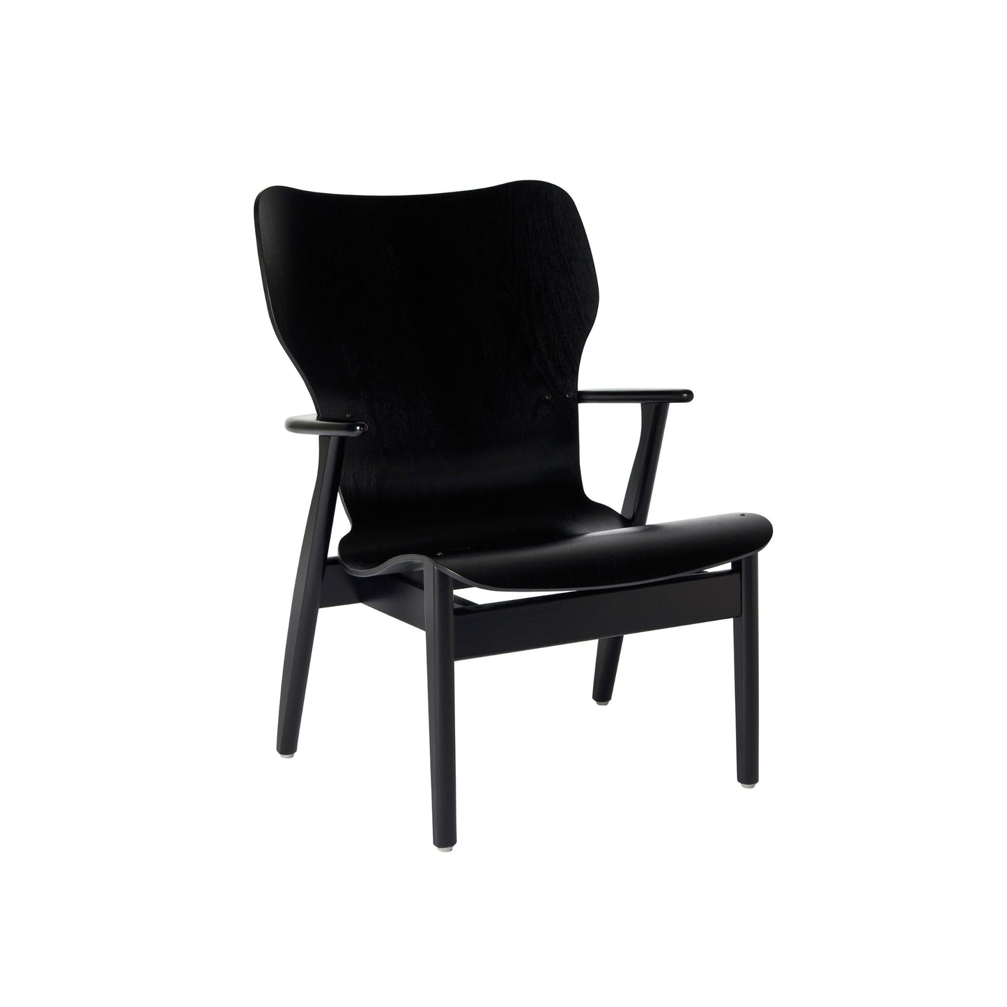 Artek Domus Lounge Chair — black lacquered