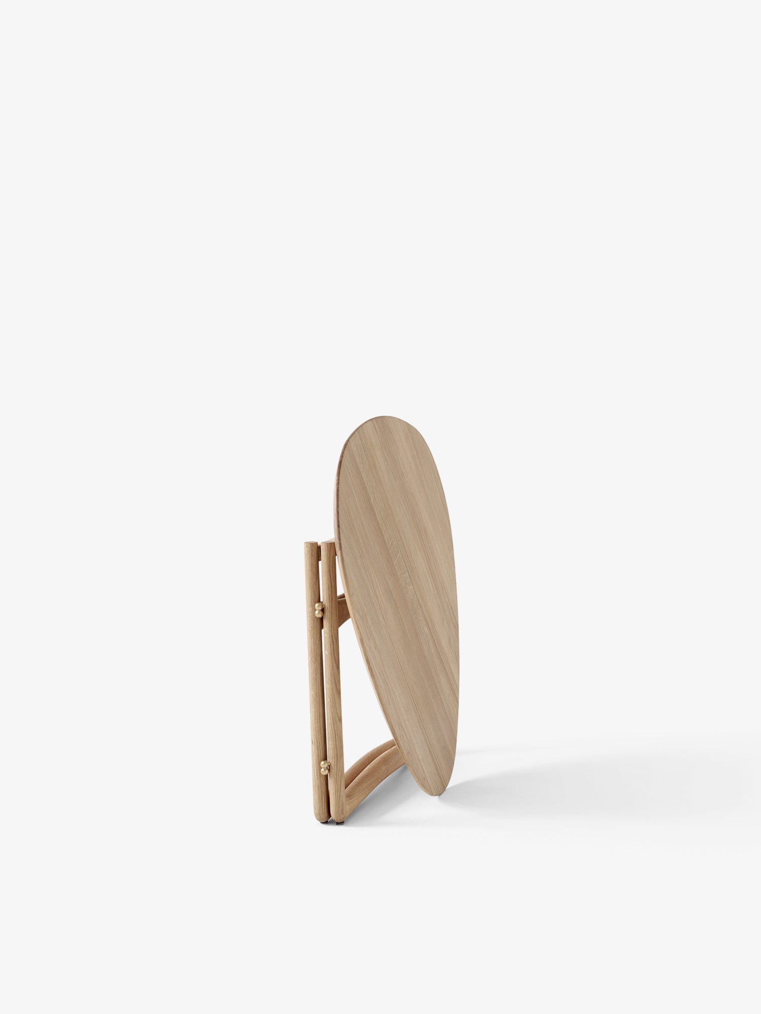 DROP LEAF HM5 - Folding wooden coffee table by &tradition