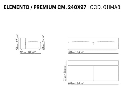 [Spareparts] GROUNDPIECE Sectional Sofas' replacement cover
