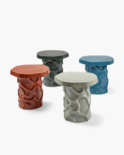 Mena side table 07, dark green