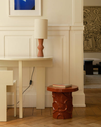 Mena side table 07, rust