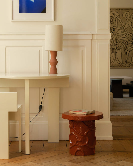 Mena side table 07, rust