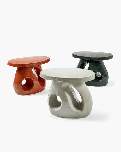 Amé side table 10, dark green