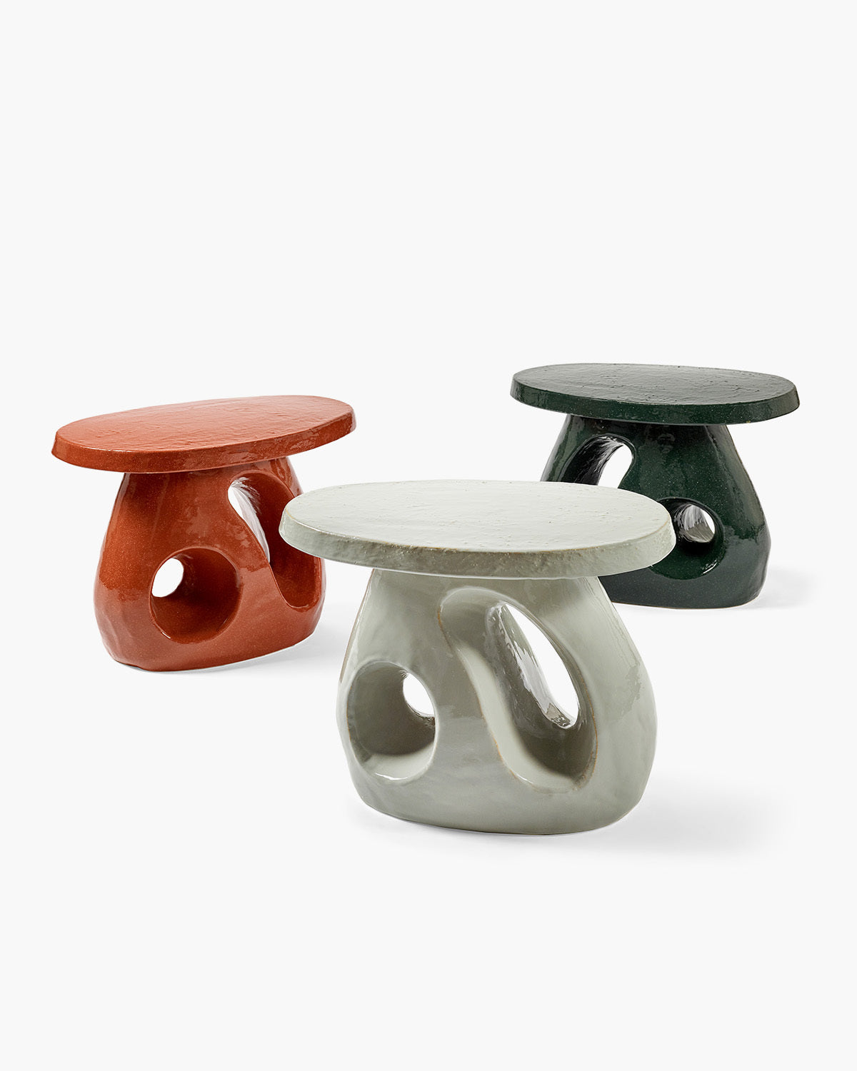 Amé side table 10, rust