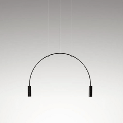 Estiluz Volta Pendant Black 2 Light Sources