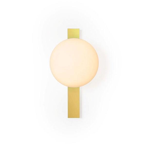 Estiluz Circ Wall Lamp with Plate Gold