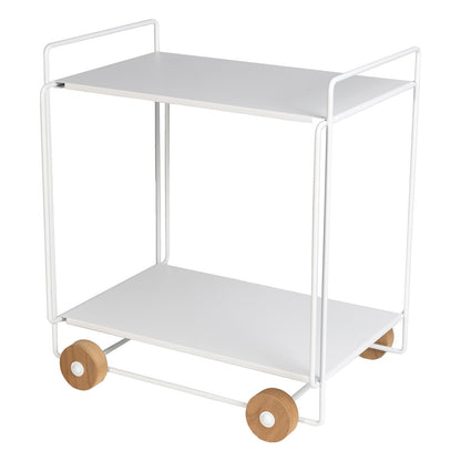 Tampere serving trolley, white