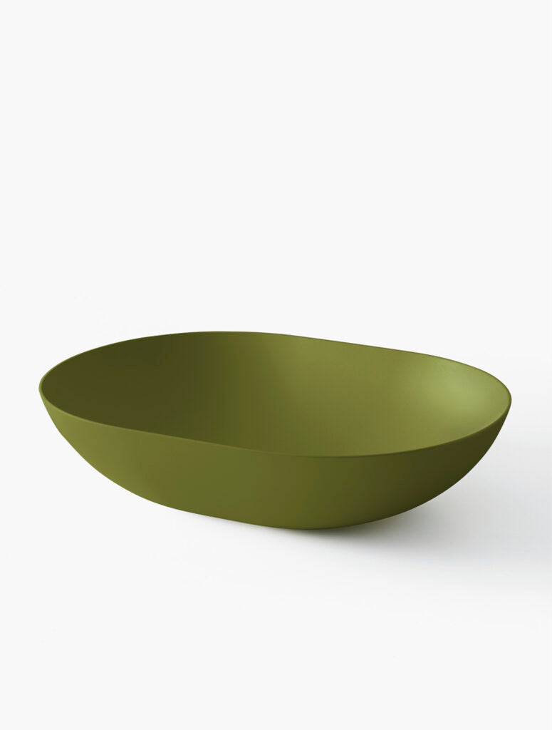 CIOTOLA 60 - Countertop oval Ceramilux washbasin by Falper