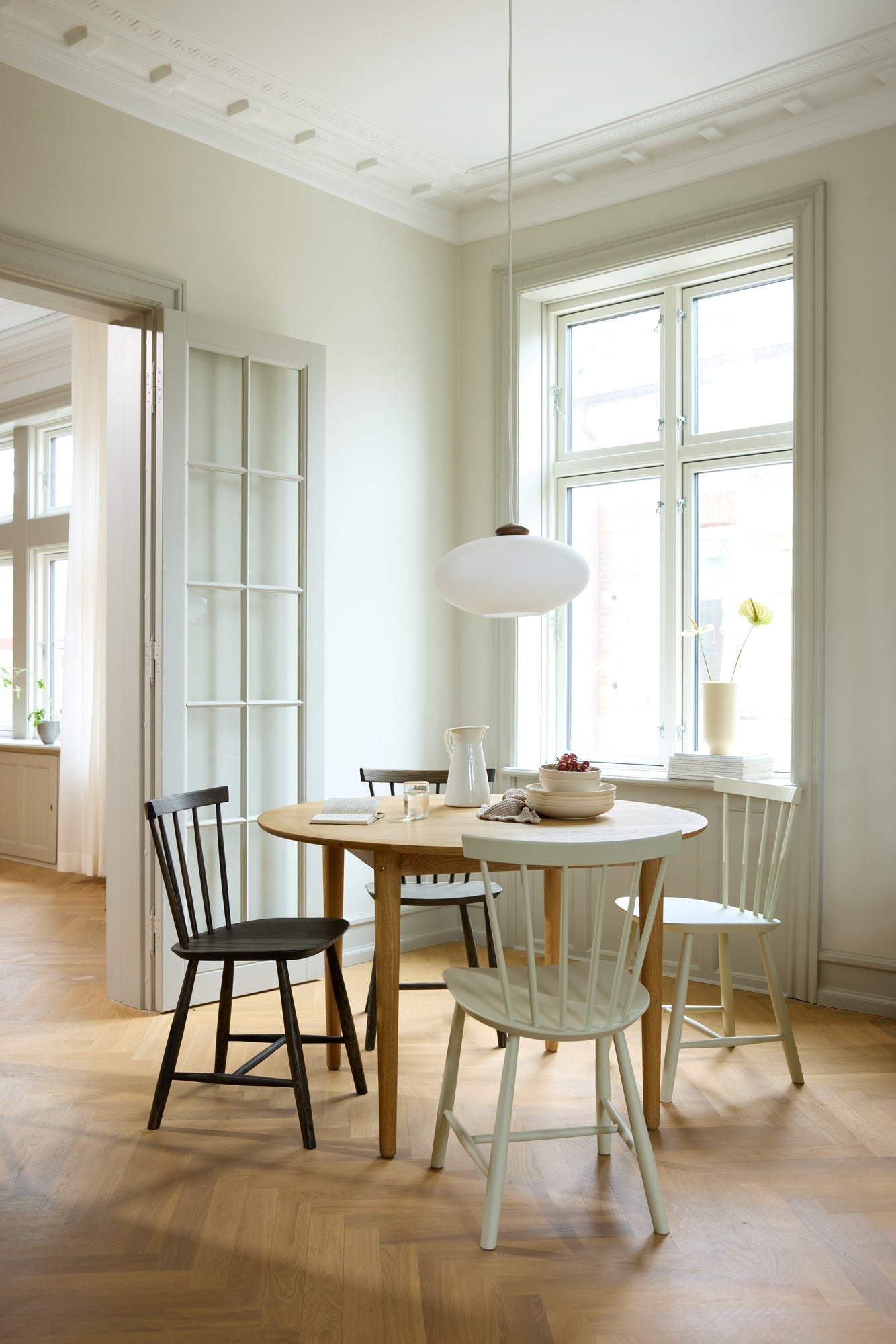 C62 Bjørk dining table, 115 cm, oiled oak