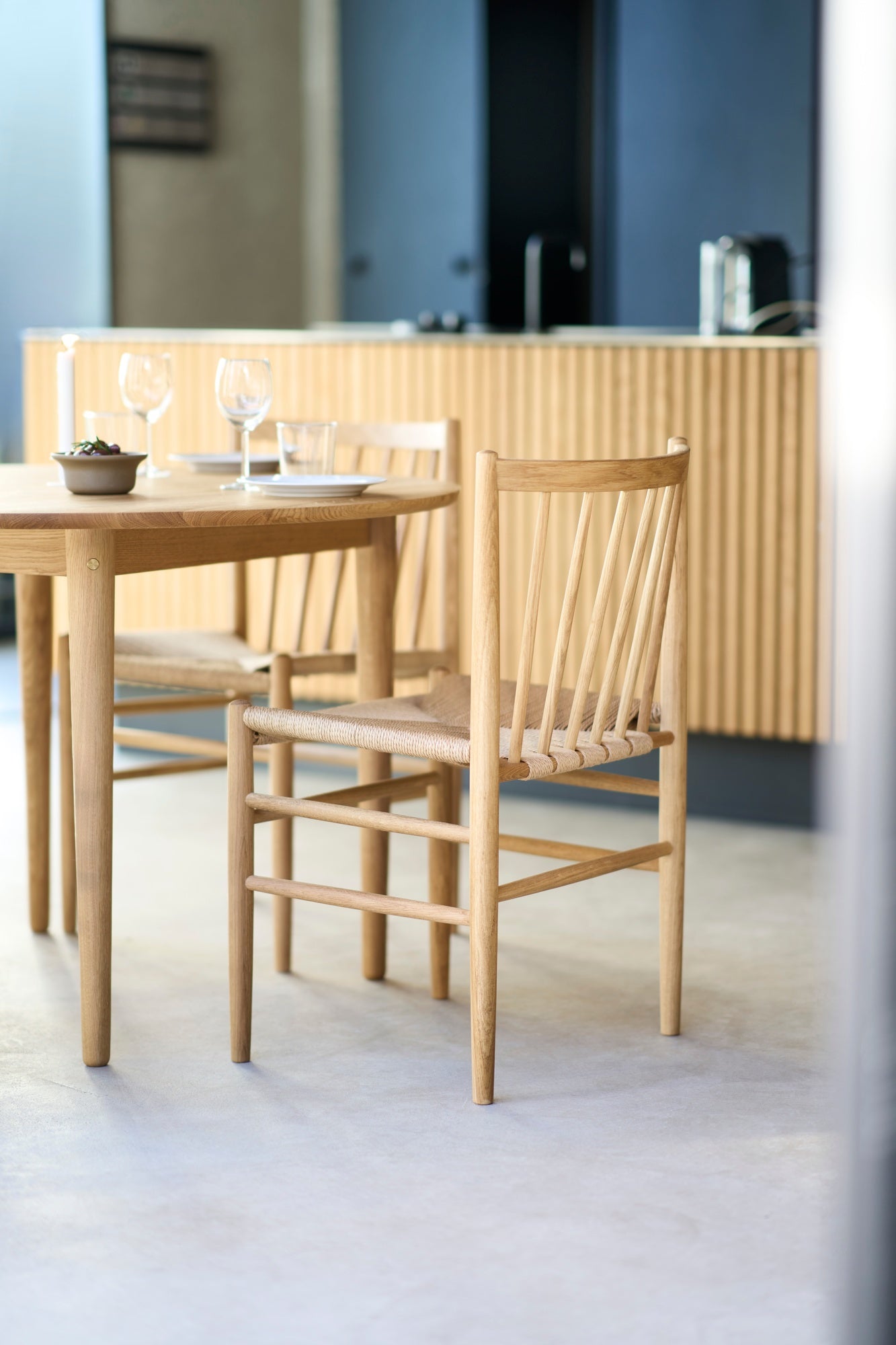 C62 Bjørk dining table, 115 cm, oiled oak