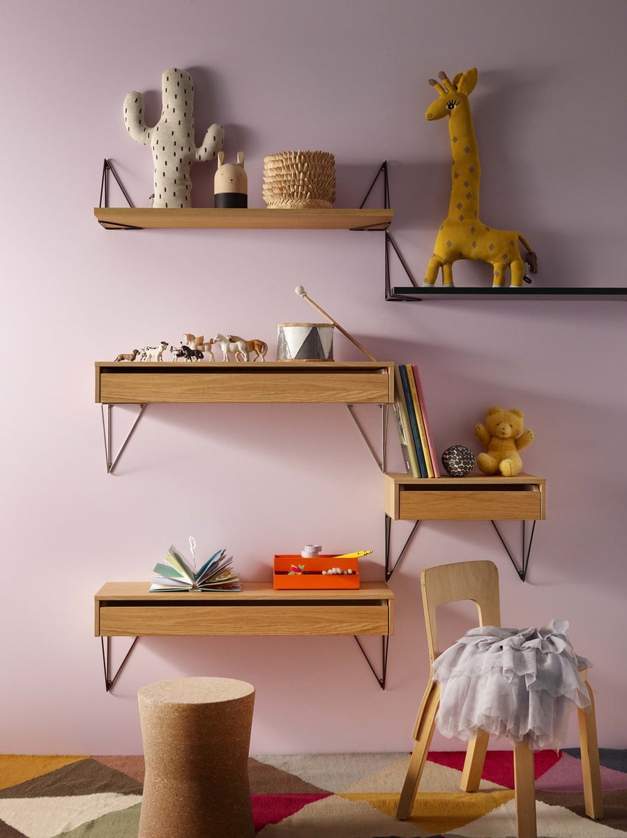 Pythagoras drawer, L, oak
